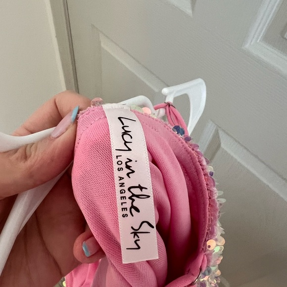 Lucy in the sky pink sequin dress - Picture 2 of 2